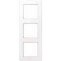 Moldura Jung 3 tomadas A flow AF583BFWWM (AF583BFWWM)