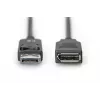 Digitus ASSMANN - Cabo de extensão DisplayPort - DisplayPort (M) - DisplayPort (F) - 2 m (DisplayPort 1.2) - moldado - preto (AK-340200-020-S)