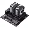 Jonsbo CR-1400 DV2 cooler para CPU, ARGB, 2 x 92 mm, preto