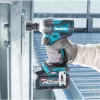 Makita TW004GZ XGT chave de impacto sem fios 40 V, 1/2 polegada, 3200 rpm, 350 Nm, sem bateria e carregador, azul/preto