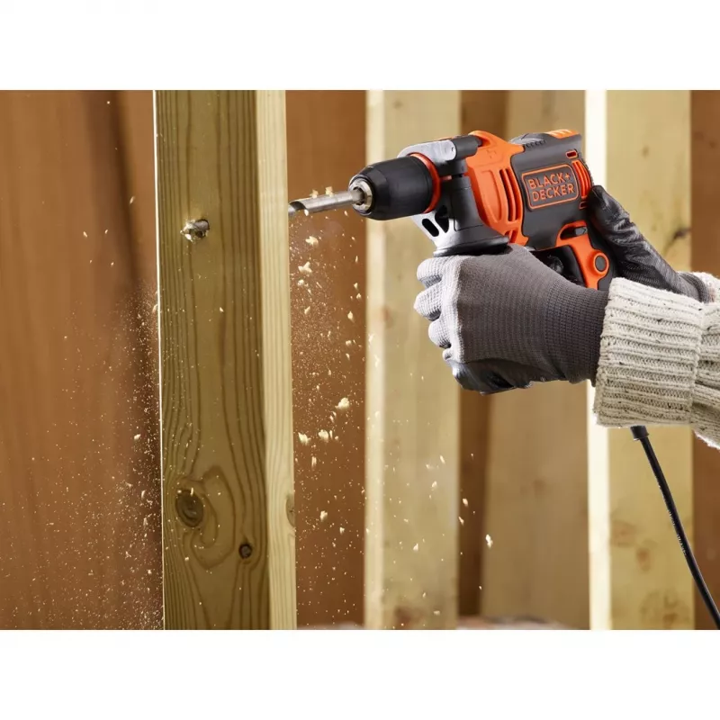 Berbequim Black & Decker BEH710-QS 2800 rpm Preto, Laranja