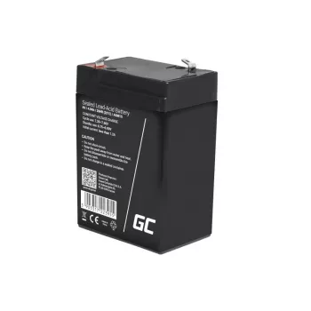 Bateria UPS Green Cell AGM15, 6 V, 4 Ah, bateria de chumbo-ácido selada (VRLA), preto, 680 g