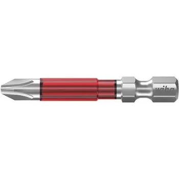 Bit de chave de fendas wiha 7041TY PH3 49 mm, Phillips PH3, 49 mm de comprimento