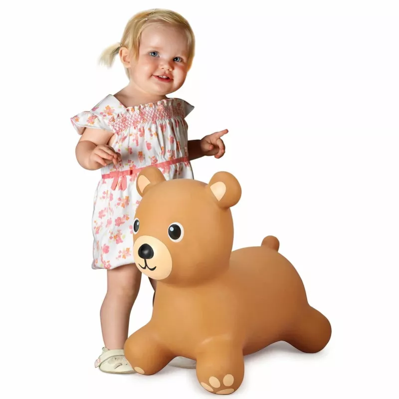 Brinquedo insuflável Jamara 466001 castanho animal para 1 ano