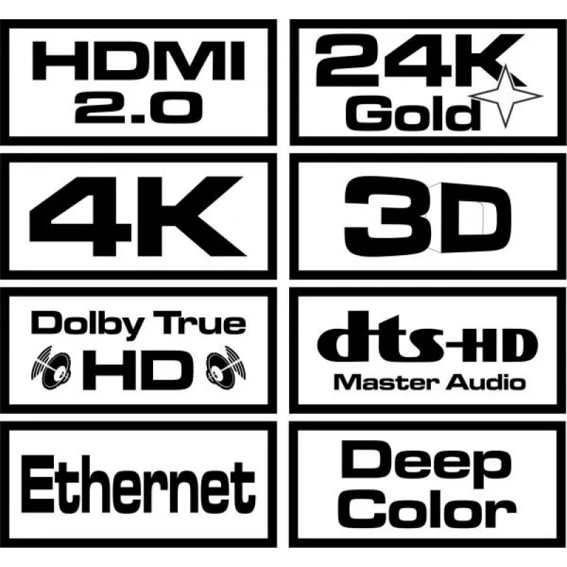 Cabo HDMI Savio CL-113 5 m HDMI tipo A (Standard) preto, vermelho