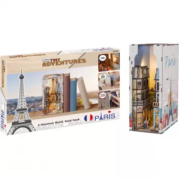 Kit de trabalhos manuais REVELL Tiny Adventures «Paris» — modelo em miniatura de papel, hobby criativo