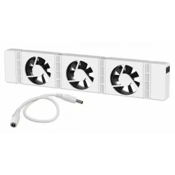 Conjunto de expansão SpeedComfort branco, 30 m³/h, 0,55 W, 20 dB, 340×70×23 mm