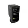 Lexmark 74C20Y0 cartucho de toner, amarelo, 3000 páginas