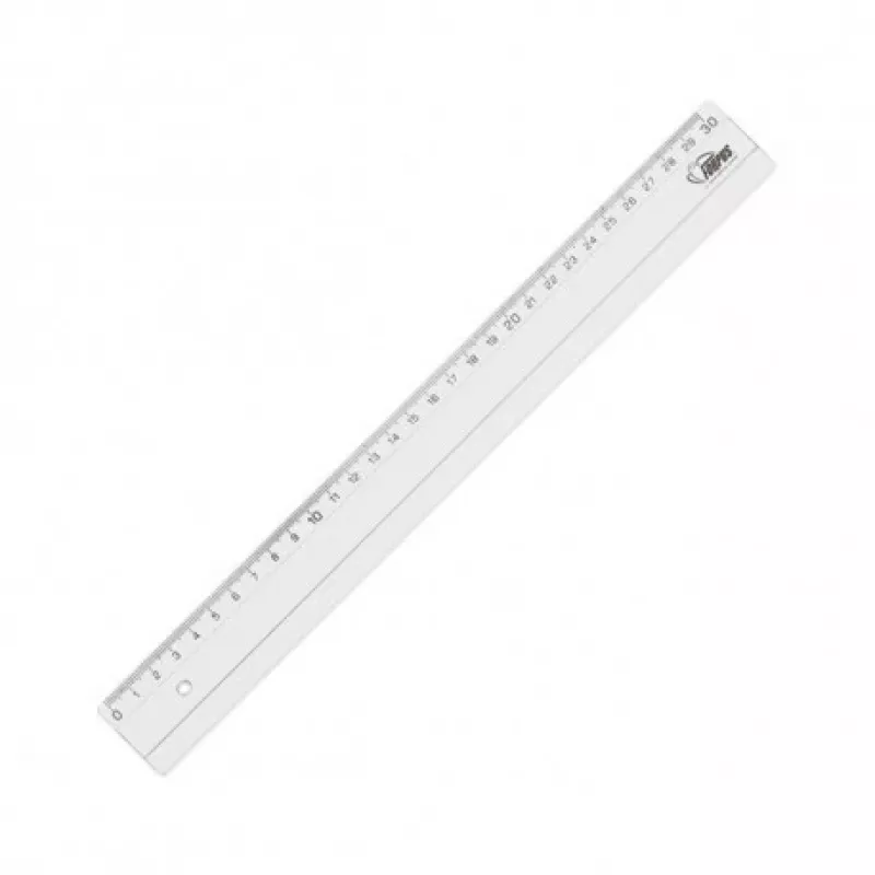 Régua Forpus, plástico, transparente, 30 cm 1225-023
