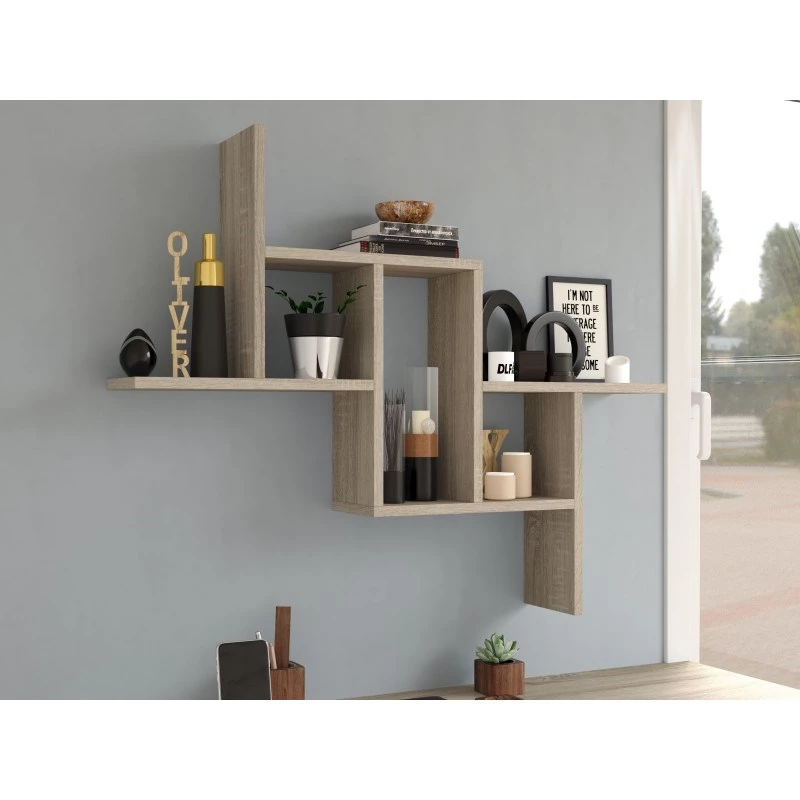 Estante suspensa FIESTA 85x15x73,5 cm, sonoma
