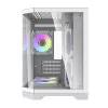 Caixa de computador Darflash FT350 + 5 ventoinhas aRGB (branco)