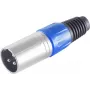 ShiverPeaks S/CONN maximum connectivity ficha XLR, azul, 55002-B