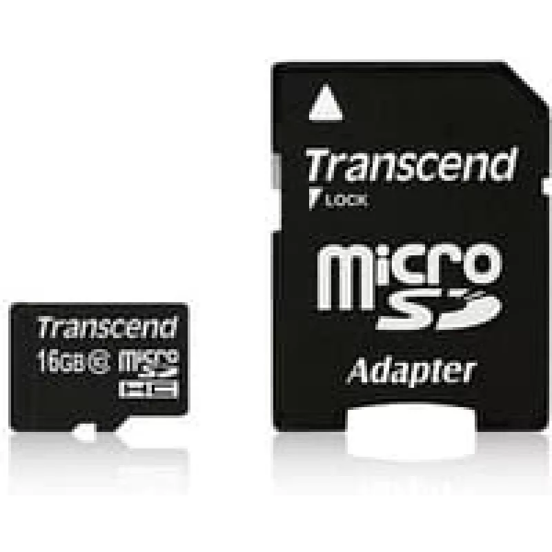 Memória flash Transcend 16 GB MicroSDHC UHS-I TS16GUSDU1