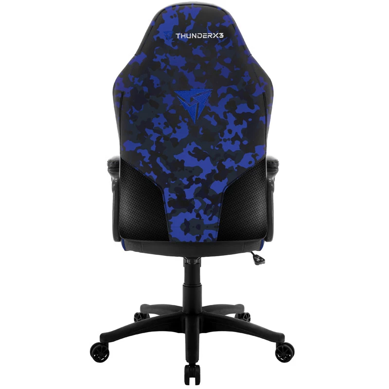 Cadeira gaming thunder x3 BC1 Camo Blue com assento ajustável em altura e reclinável