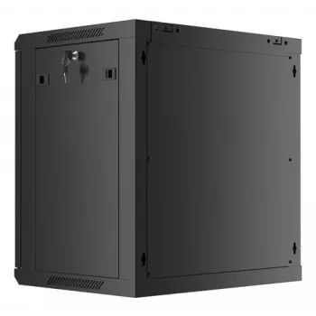 Armário de parede Lanberg WF01-6412-23B 12U preto IP20