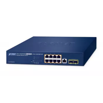 Switch gerido PLANET GS-4210-8UP2S 8 portas Gigabit Ethernet PoE