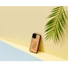 Capa para telemóvel Man and Wood para iPhone 12 mini — gato impresso com peixe vermelho