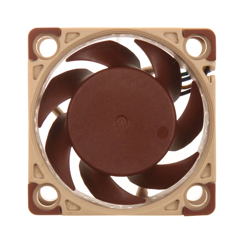 Noctua NF-A4x20 FLX ventoinha de caixa, 40x20 mm, 12 V, 3 pinos, 3700–5000 rpm, 9,4 m³/h, rolamento SSO2, bege/castanha