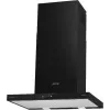 Exaustor Gorenje WHT6SYB de parede preto 650 m³/h