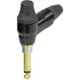 Neutrik NP2RX-ULTIMATE Conector de cabo 1/4 preto - dourado (NP2RX-ULTIMATE)