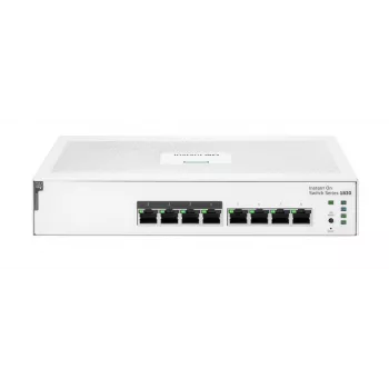 Comutador HPE Aruba Networking Instant On 8p Gigabit CL4 PoE 65W 1830