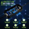 Carregador móvel para carro elétrico Qoltec ajustável 2em1 Type2 | 7kW | 230V | CEE 3 PIN | Wi-Fi | LCD | portátil | wallbox | 5m