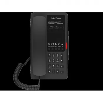 Telefone IP Fanvil H4W-preto – áudio HD, suporte Wi‑Fi