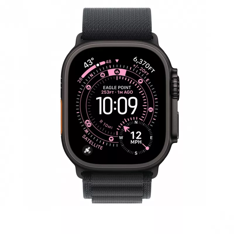 Pulseira Apple MG9G4ZM/A Smartwatch preto titânio poliéster spandex