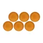ROSE&TULIPANI conjunto de 6 pratos de sopa laranja