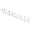 Clipe de gestão de cabos Secomp 44 x 60 mm cinzento-claro RAL 7035, pack de 10
