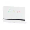 Porteiro 2N Indoor Talk branco — com fios, vidro temperado, montagem na parede, 185×128×48,2 mm