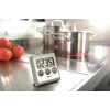Temporizador de cozinha digital GEFU CONTARE preto, aço inoxidável