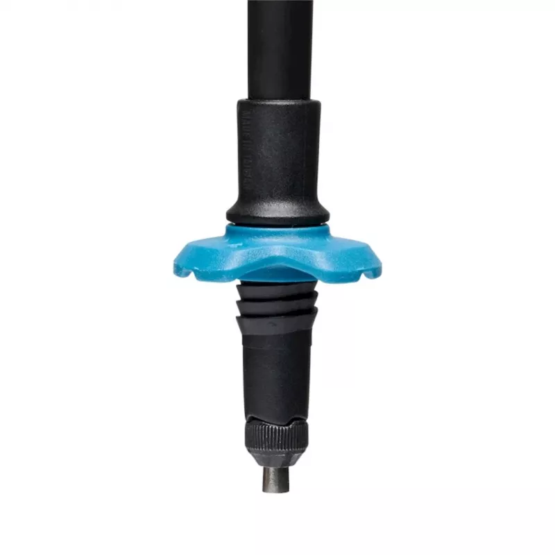 Bastões de trekking Black Diamond Distance Carbon FLZ, ajustáveis 110–125 cm, haste de carbono, dobráveis, 3 partes, 336 g