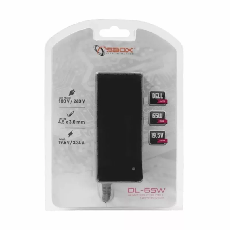 Adaptador Sbox para portáteis Dell DL-65W