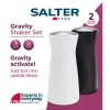 Conjunto de saleiro e pimenteiro Salter BW129471EU7 – temperos compactos para a bancada