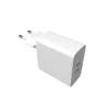 Carregador FIXED FIXC65-2C-WH interior AC carregamento rápido 2x USB Type-C