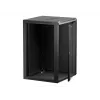 Rack de montagem na parede Netrack 019-180-66-022 preto 18U