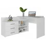 Secretária de computador de canto Topeshop DANY BIEL KPL branco retangular aglomerado