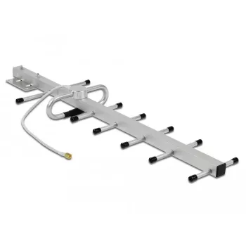 Delock antena Yagi LPWAN 806-896 MHz, ficha SMA, 10 dBi, direcional, para exterior (12569)