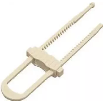 Segurança para crianças fecho deslizante para armário Olympia BS 805, branco, conjunto de 6, 61×19×224 mm