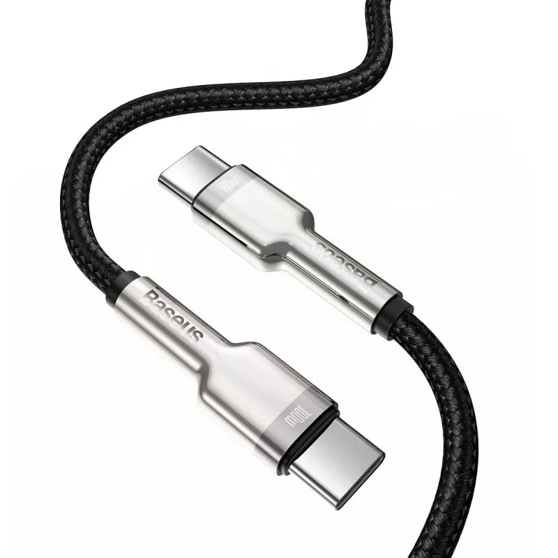 Cabo USB-C para USB-C Baseus CATJK-C01, USB 3.2 Gen 1, 1 m, preto