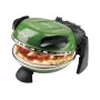Delizia Forno de pizza G1000603 (verde, 1.200 Watt, para pizza Ø 31 cm)