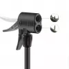 Bomba de ar manual para bicicleta Rockbros 42610002001 com manómetro preto