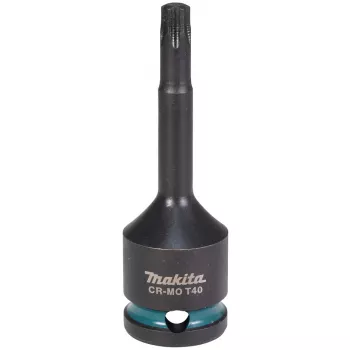 Makita Impact Black 1/2 Torx chave de caixa T40 - 78mm - cromo-molibdénio - E-19819