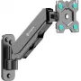 Suporte de parede para TV ONKRON G120-B para televisores de 13–34 polegadas, preto, inclinável e orientável