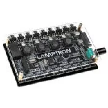 Controlador de ventoinhas e ARGB Lamptron CY816 preto — 6 ligações para ventoinhas, 8 zonas ARGB