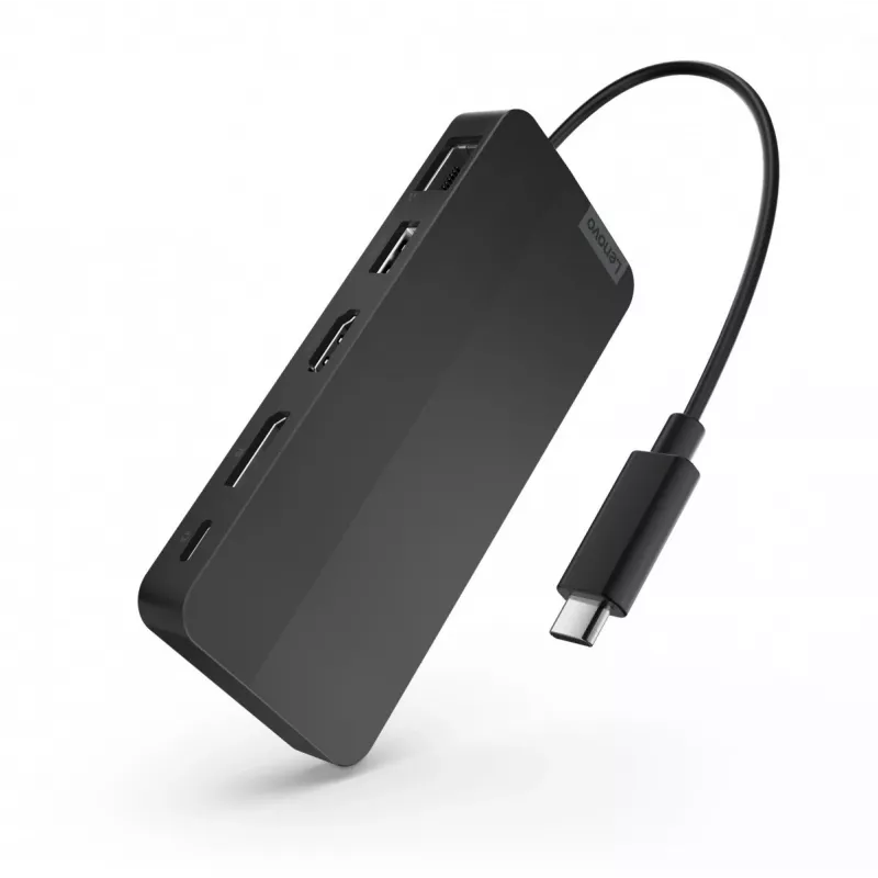 Lenovo 40B90100EU Docking station/replicador de portas para portátil com fios USB 3.2 Gen 1 (3.1 Gen 1) Type-C preto