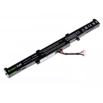 Bateria Green Cell AS77 para portáteis ASUS — Li-Ion 15 V, 2200 mAh, 4 células, preto