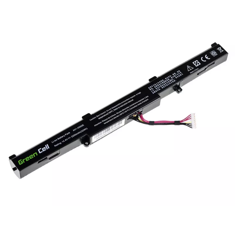 Green Cell AS77 bateria para ASUS A41-X550E (X550, F550, K550, R510), Li-Ion 14,4 V 2200 mAh, 4 células, preta