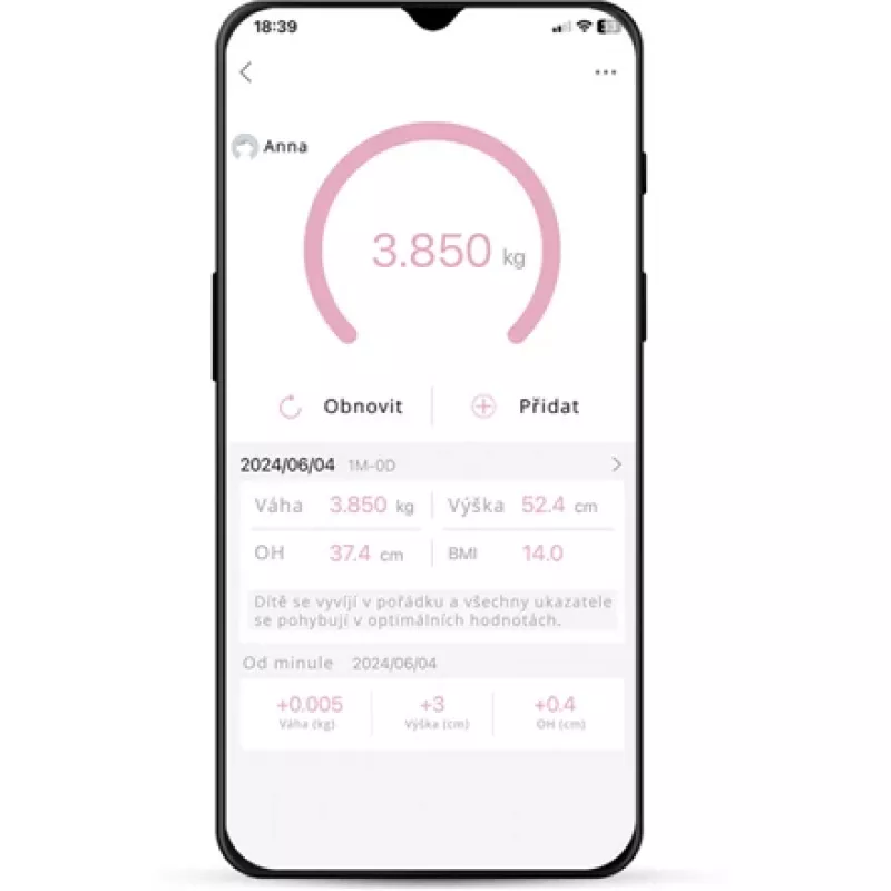 Balança de bebé ETA ETA730690000 — balança para bebés/crianças, máx. 20 kg, precisão 5 g, branco